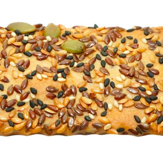 Фоккачо (с семенами кунжута, льна и тыквы)