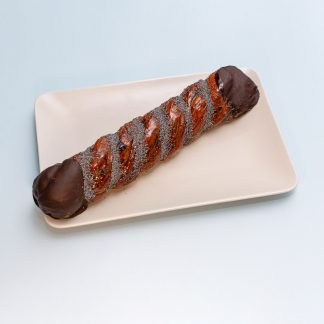 Плетенка с начинкой (тёмный шоколад, мак)