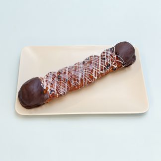 Плетенка с начинкой (тёмный шоколад, изюм, ром)